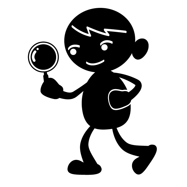 探しています/探偵さん - 人 / 手描き / 漫画 / アニメ / イラスト / クリップアート / フリー素材