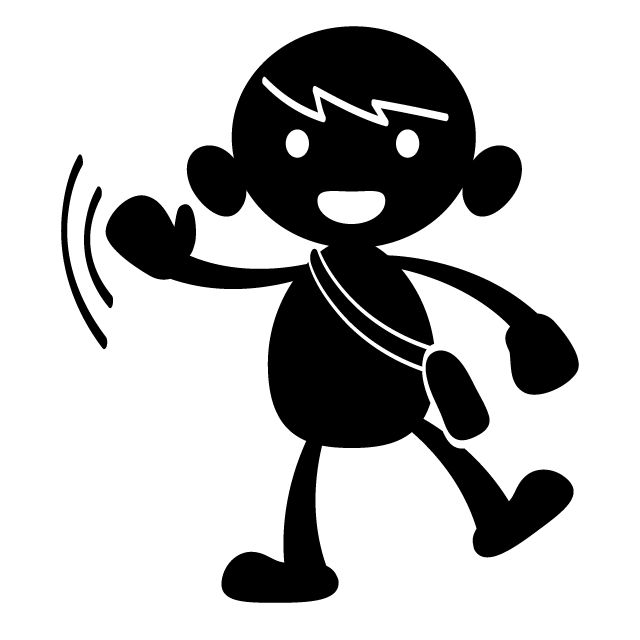 おでかけです/遊びに行きます - 人 / 手描き / 漫画 / アニメ / イラスト / クリップアート / フリー素材