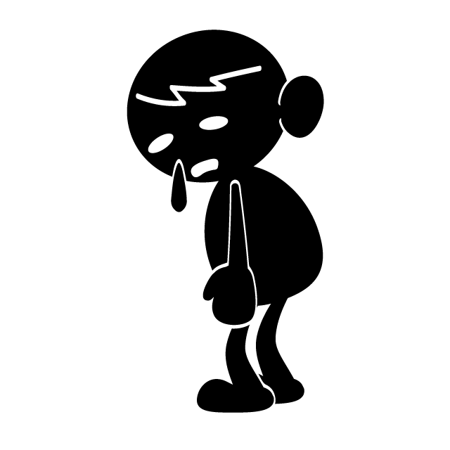 風邪をひきました/鼻水ずる〜 - 人 / 手描き / 漫画 / アニメ / イラスト / クリップアート / フリー素材