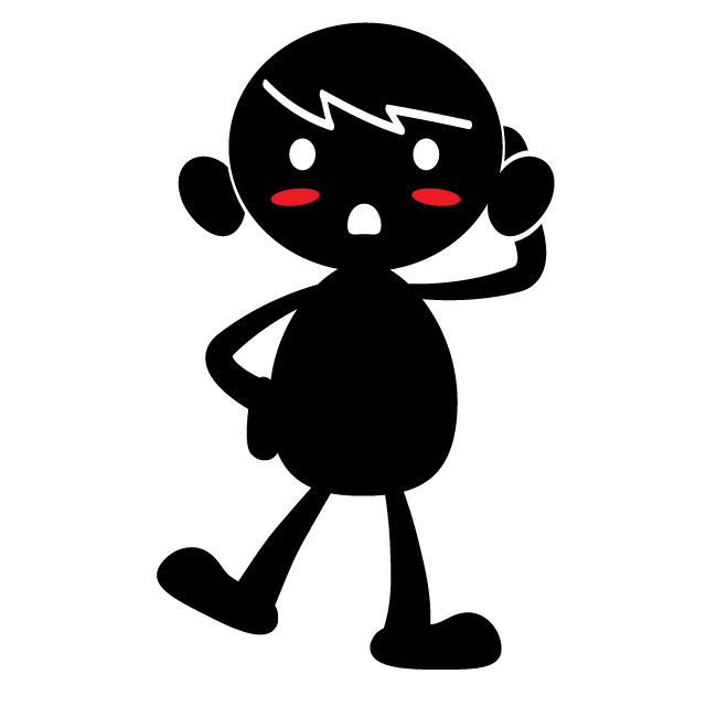 えっ/照れる/恥ずかしい - 人 / 手描き / 漫画 / アニメ / イラスト / クリップアート / フリー素材