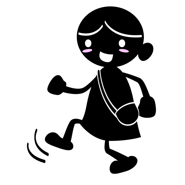 お出かけ/遊びにいく - 人 / 手描き / 漫画 / アニメ / イラスト / クリップアート / フリー素材