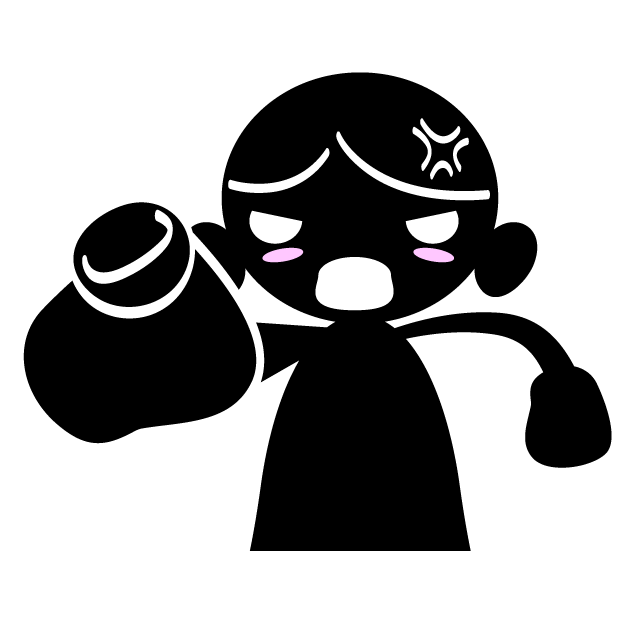 おめえだよっ！/指さして - 人 / 手描き / 漫画 / アニメ / イラスト / クリップアート / フリー素材