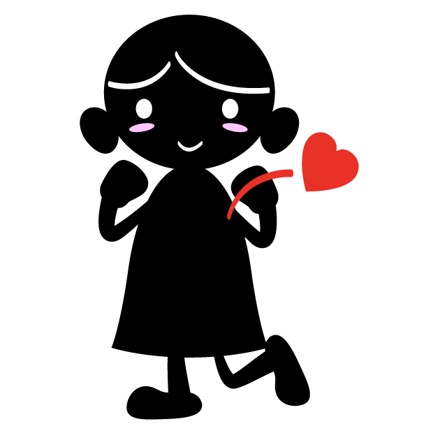 キュン/ラブ/ハート - 人 / 手描き / 漫画 / アニメ / イラスト / クリップアート / フリー素材