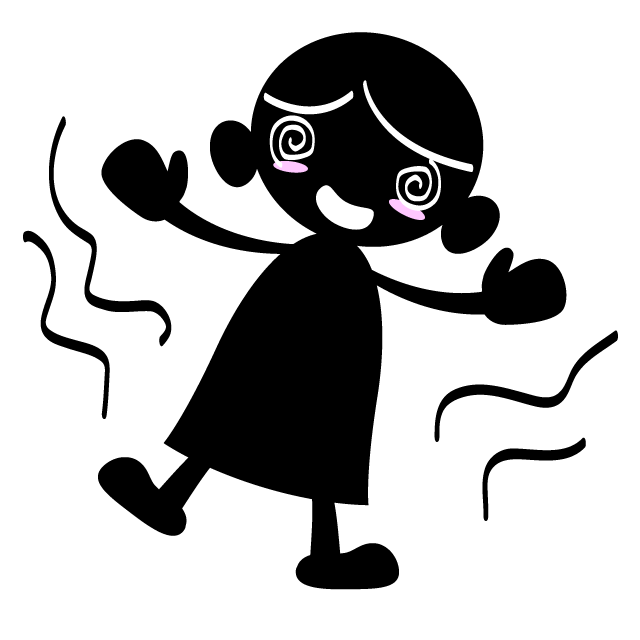 目が回る〜/クラクラする - 人 / 手描き / 漫画 / アニメ / イラスト / クリップアート / フリー素材