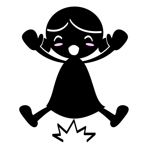 やった！/嬉しいです - 人 / 手描き / 漫画 / アニメ / イラスト / クリップアート / フリー素材