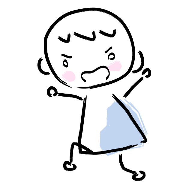 コラッー/怒っています - 人 / 手描き / 漫画 / アニメ / イラスト / クリップアート / フリー素材