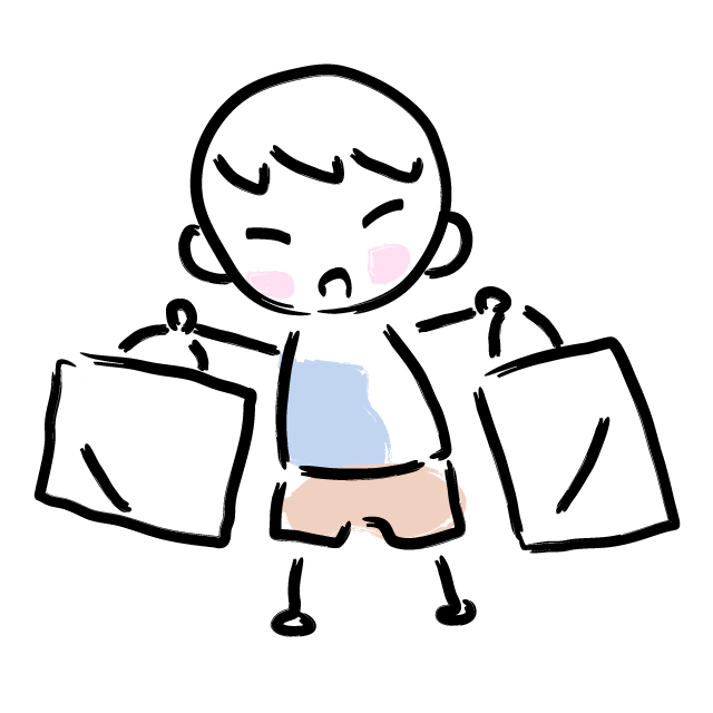 買い物/バーゲンセール - 人 / 手描き / 漫画 / アニメ / イラスト / クリップアート / フリー素材