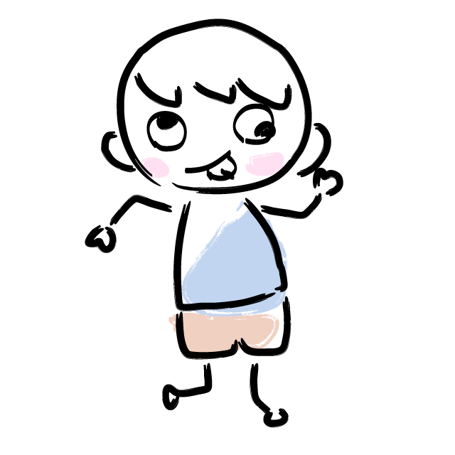 意味が分かりません/ベロベロバー - 人 / 手描き / 漫画 / アニメ / イラスト / クリップアート / フリー素材