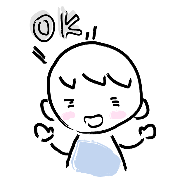 OKです/了解しました - 人 / 手描き / 漫画 / アニメ / イラスト / クリップアート / フリー素材