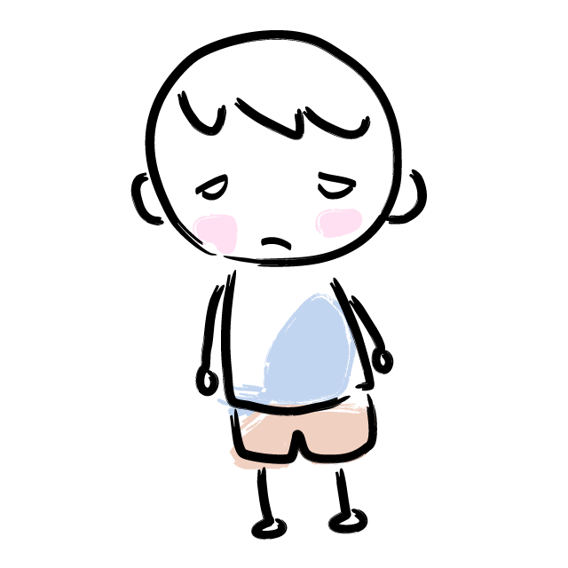 やる気なしです/嫌です - 人 / 手描き / 漫画 / アニメ / イラスト / クリップアート / フリー素材