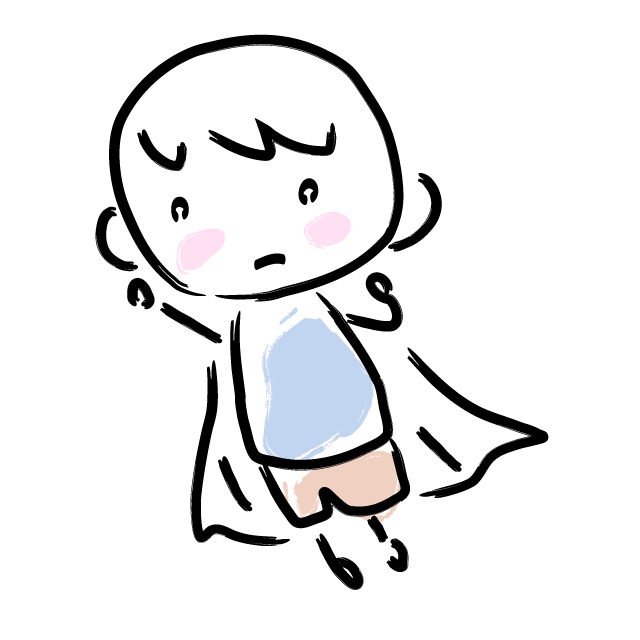 正義をつらぬく/空飛ぶぞ - 人 / 手描き / 漫画 / アニメ / イラスト / クリップアート / フリー素材