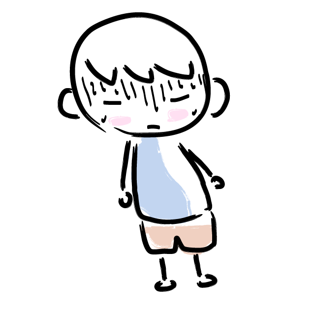 ゲッソリ/恐怖/ひくわっ〜 - 人 / 手描き / 漫画 / アニメ / イラスト / クリップアート / フリー素材