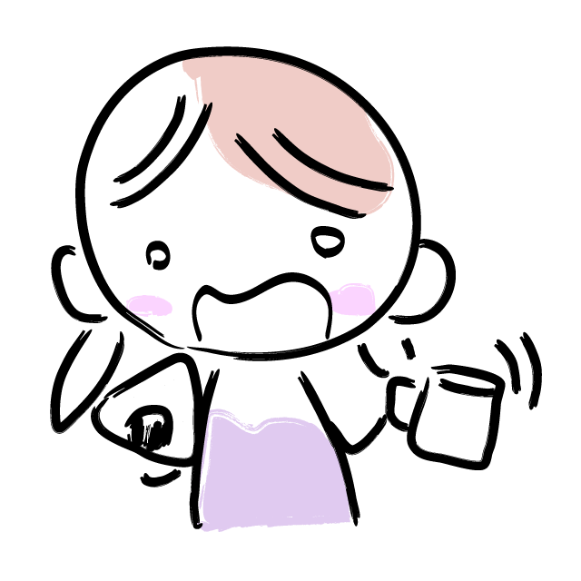 ご飯食う/ぱくぱく - 人 / 手描き / 漫画 / アニメ / イラスト / クリップアート / フリー素材