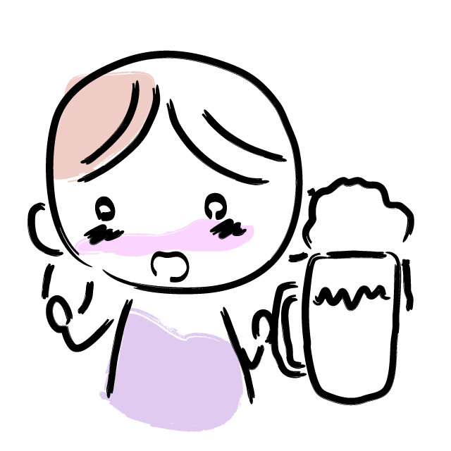 乾杯しよう/一緒に飲もう - 人 / 手描き / 漫画 / アニメ / イラスト / クリップアート / フリー素材