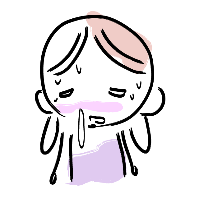 ズルー/鼻がとまらん - 人 / 手描き / 漫画 / アニメ / イラスト / クリップアート / フリー素材