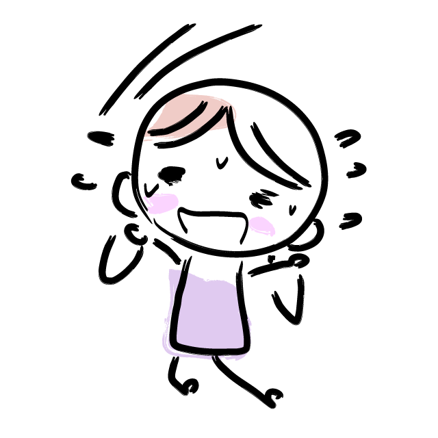 キャー/逃げろ〜 - 人 / 手描き / 漫画 / アニメ / イラスト / クリップアート / フリー素材