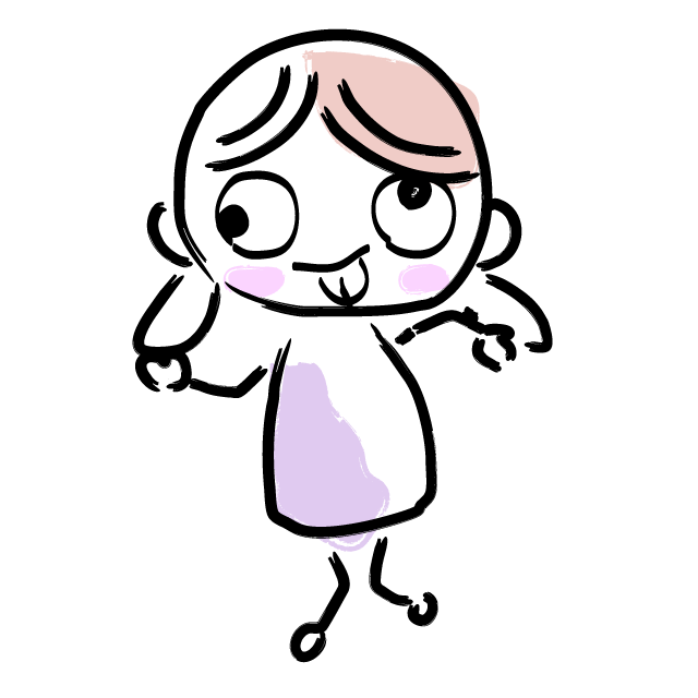 レロレロベー/分かりませ〜ん - 人 / 手描き / 漫画 / アニメ / イラスト / クリップアート / フリー素材