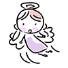 天使になりました/死んだの？ - キャラクター｜人物｜フリーイラスト