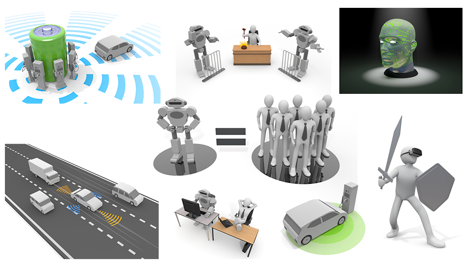 technology / robot / AI / Electric_car / self_driving / VR / virtual_reality / trial / work / illustration / free / PictArts