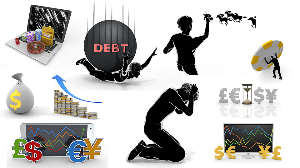 debt / money / exchange_rate / FX / casino / bankruptcy / hourglass / roulette / chips / coin / dice / free / illustration / PictArts