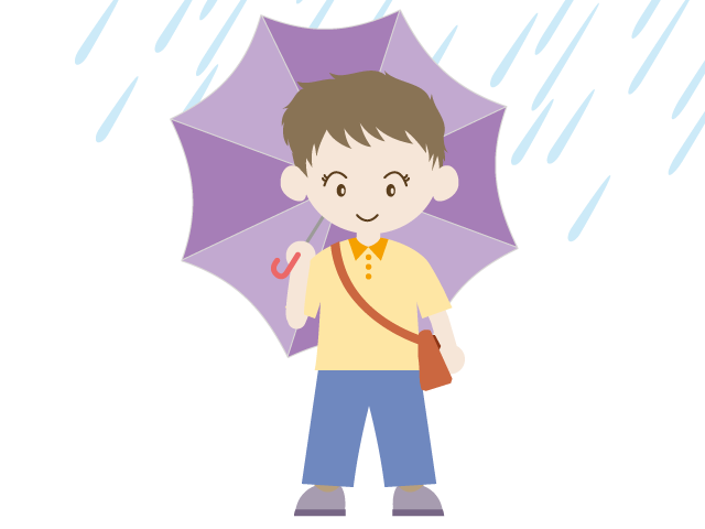 春｜雨｜女の子 - イベント/シーズン/季節/ダウンロード/無料/イラスト/春/夏/秋/冬