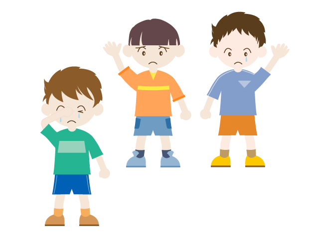 友達｜別れる｜泣く｜男の子 - イベント/シーズン/季節/ダウンロード/無料/イラスト/春/夏/秋/冬