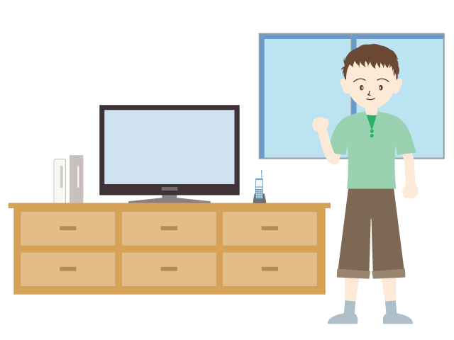 新生活｜一人暮らし｜男性 - イベント/シーズン/季節/ダウンロード/無料/イラスト/春/夏/秋/冬