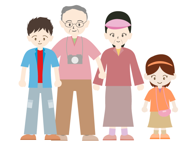 家族｜旅行｜ゴールデンウィーク - イベント/シーズン/季節/ダウンロード/無料/イラスト/春/夏/秋/冬