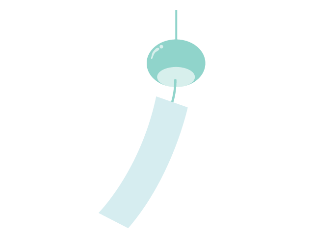 風鈴｜風の音 - イベント/シーズン/季節/ダウンロード/無料/イラスト/春/夏/秋/冬