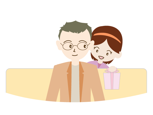 贈り物｜父の日 - イベント/シーズン/季節/ダウンロード/無料/イラスト/春/夏/秋/冬