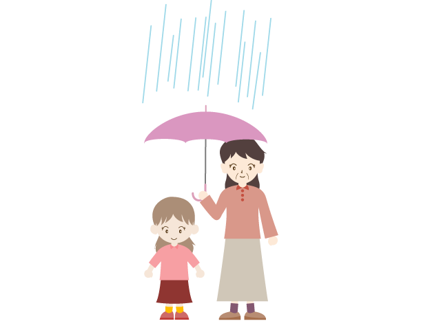 梅雨｜大降り - イベント/シーズン/季節/ダウンロード/無料/イラスト/春/夏/秋/冬