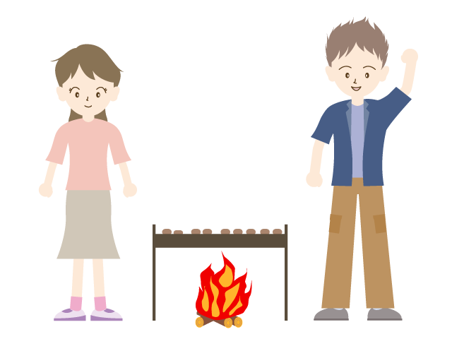 バーベキュー｜キャンプ - イベント/シーズン/季節/ダウンロード/無料/イラスト/春/夏/秋/冬