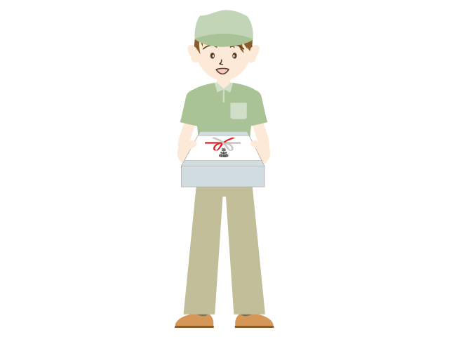 宅配｜配達｜お歳暮 - イベント/シーズン/季節/ダウンロード/無料/イラスト/春/夏/秋/冬