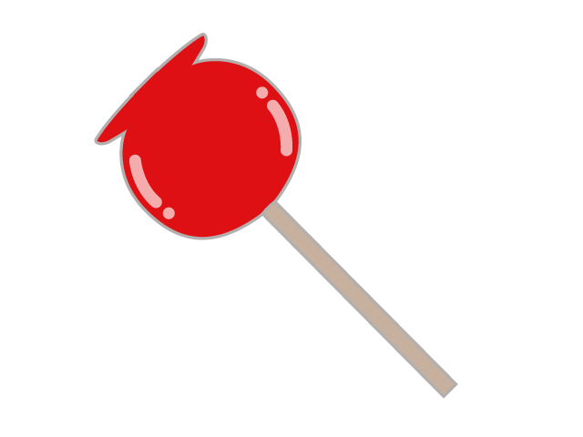 りんご飴｜お祭り - イベント/シーズン/季節/ダウンロード/無料/イラスト/春/夏/秋/冬