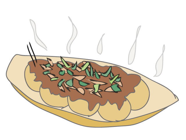 たこ焼き - イベント/シーズン/季節/ダウンロード/無料/イラスト/春/夏/秋/冬