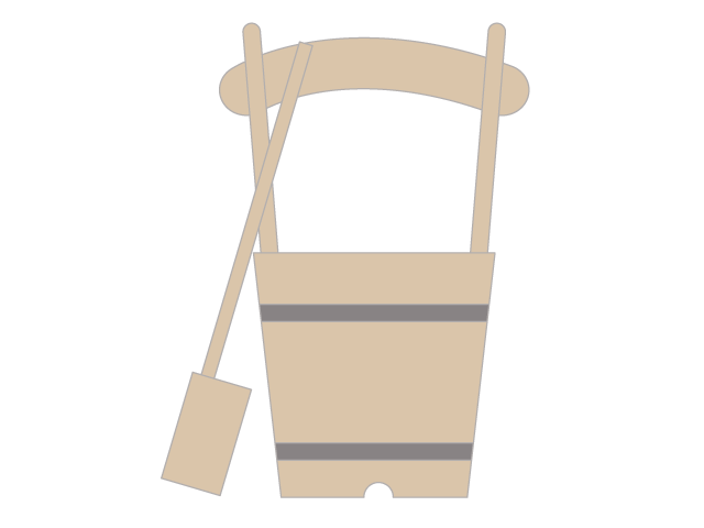 墓参り｜掃除｜きれいに｜道具 - イベント/シーズン/季節/ダウンロード/無料/イラスト/春/夏/秋/冬