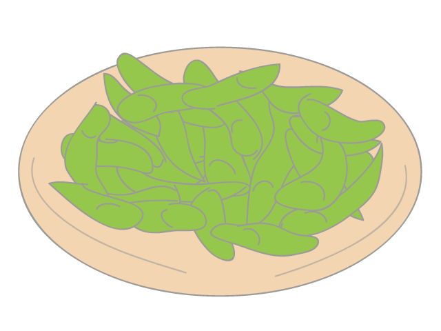 おつまみ｜エンドウ豆 - イベント/シーズン/季節/ダウンロード/無料/イラスト/春/夏/秋/冬