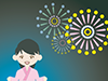 花火大会｜子供 - フリーイラスト｜人物・季節・イベント