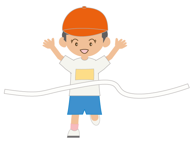 徒競走｜かけっこ｜競技 - イベント/シーズン/季節/ダウンロード/無料/イラスト/春/夏/秋/冬