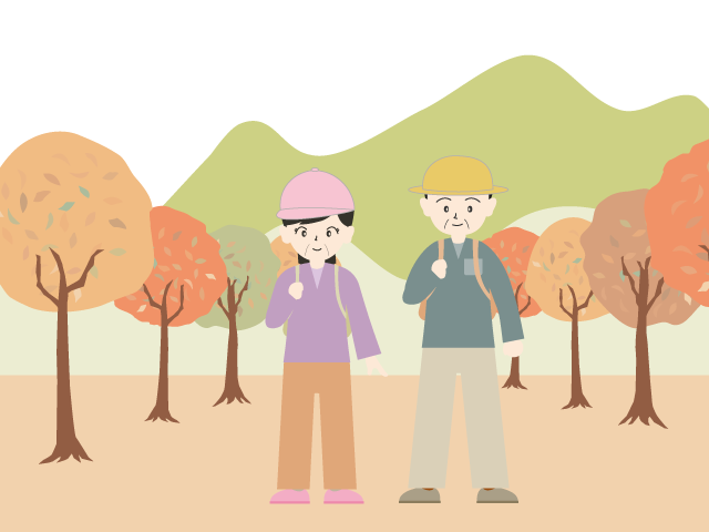 紅葉｜山｜赤色 - イベント/シーズン/季節/ダウンロード/無料/イラスト/春/夏/秋/冬