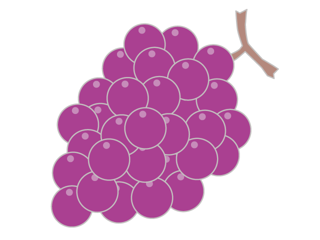 葡萄｜グレープ - イベント/シーズン/季節/ダウンロード/無料/イラスト/春/夏/秋/冬