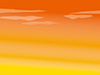 空｜夕焼け｜風景 - フリーイラスト｜人物・季節・イベント