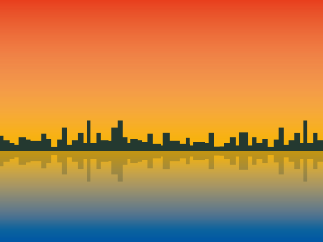工業地帯｜夕暮れ｜景色 - イベント/シーズン/季節/ダウンロード/無料/イラスト/春/夏/秋/冬