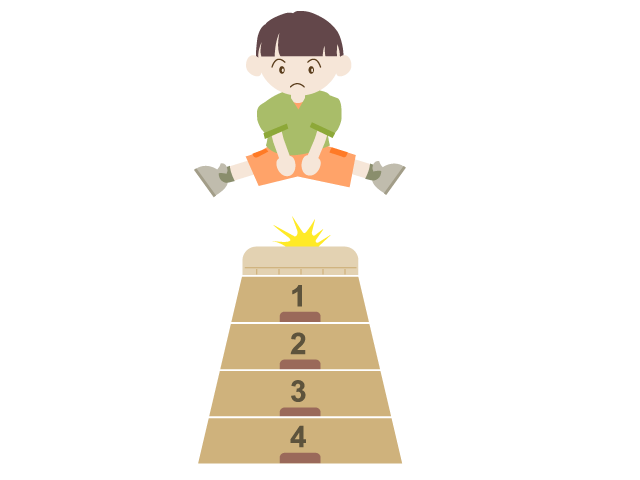 跳び箱｜男の子｜運動能力 - イベント/シーズン/季節/ダウンロード/無料/イラスト/春/夏/秋/冬