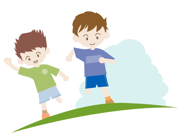 走り｜競争｜子供 - イベント/シーズン/季節/ダウンロード/無料/イラスト/春/夏/秋/冬