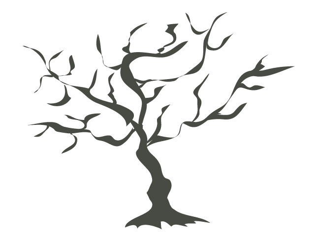 木｜枯れ果てる｜ハロウィン - イベント/シーズン/季節/ダウンロード/無料/イラスト/春/夏/秋/冬