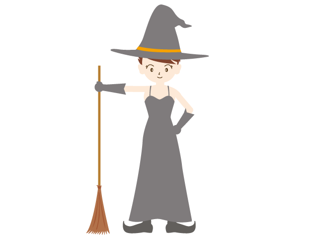 魔女｜女の子｜ハロウィーン - イベント/シーズン/季節/ダウンロード/無料/イラスト/春/夏/秋/冬