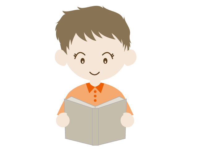 読書｜女の子 - イベント/シーズン/季節/ダウンロード/無料/イラスト/春/夏/秋/冬