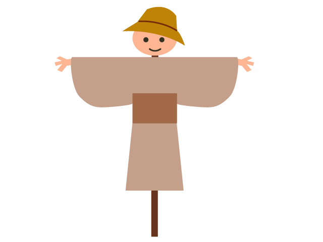 カカシ｜人形 - イベント/シーズン/季節/ダウンロード/無料/イラスト/春/夏/秋/冬