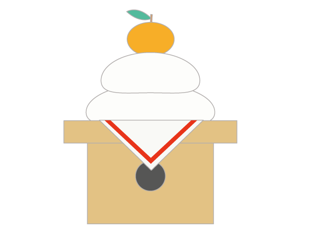 鏡餅｜お正月 - イベント/シーズン/季節/ダウンロード/無料/イラスト/春/夏/秋/冬